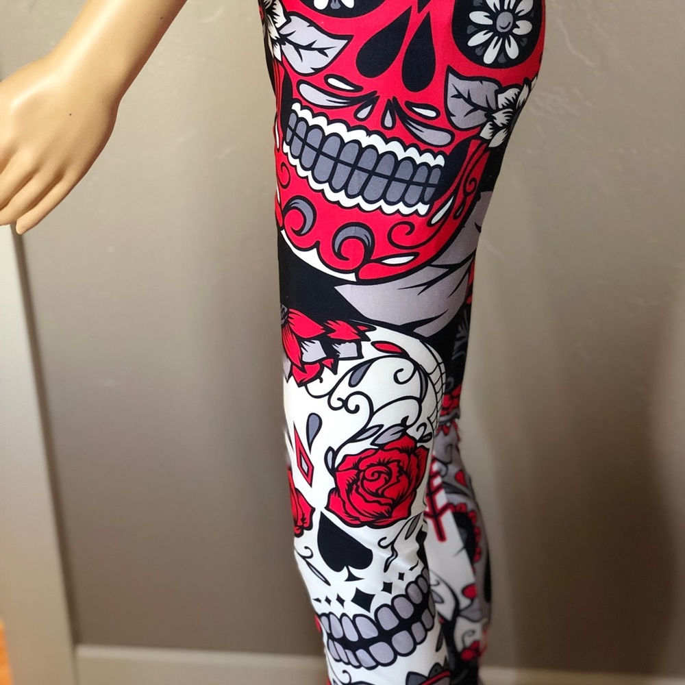 3 for $15 Skull pattern leggings! - Picture 3 of 5